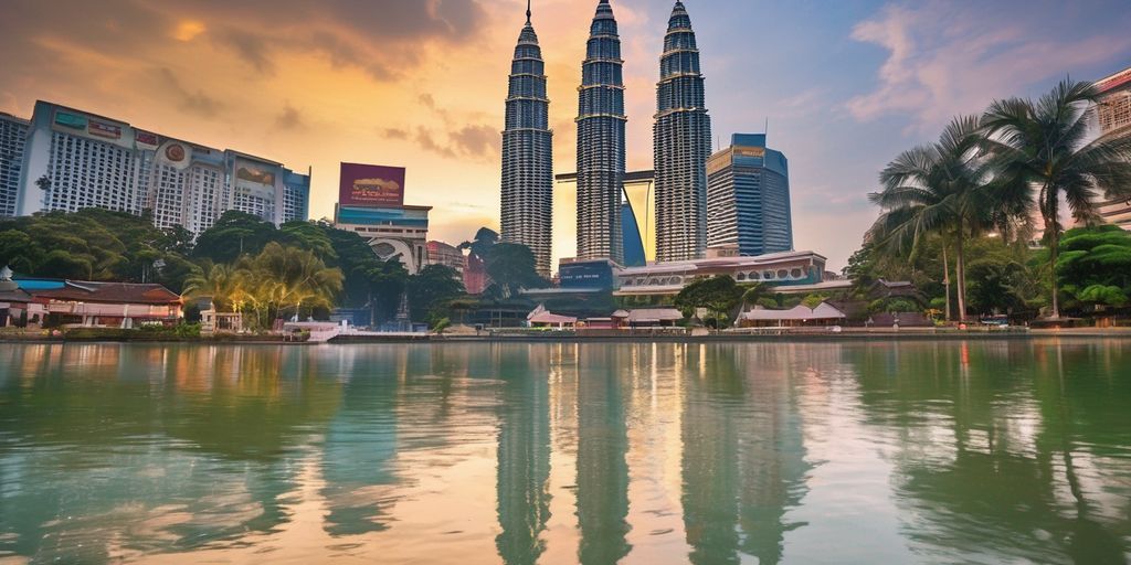 romantic couple dating in Malaysia, cultural landmarks