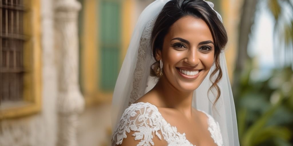 Brazilian woman smiling happy marriage