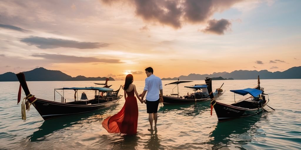 couple on a date in Philippines and Thailand