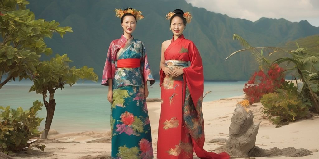 Asian island women