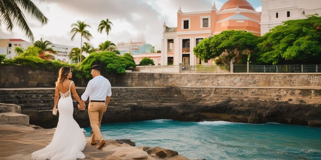 romantic couple in San Juan Puerto Rico