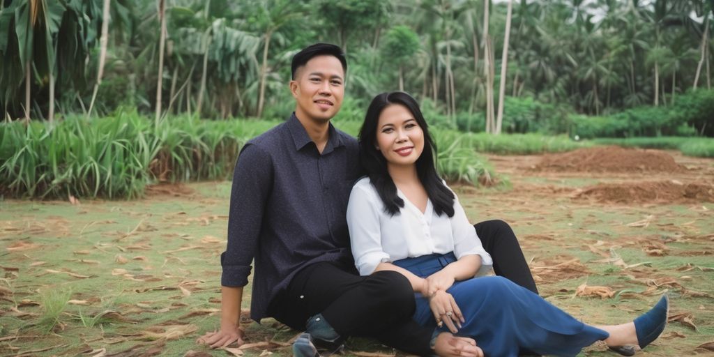 Filipina and Malaysian couple