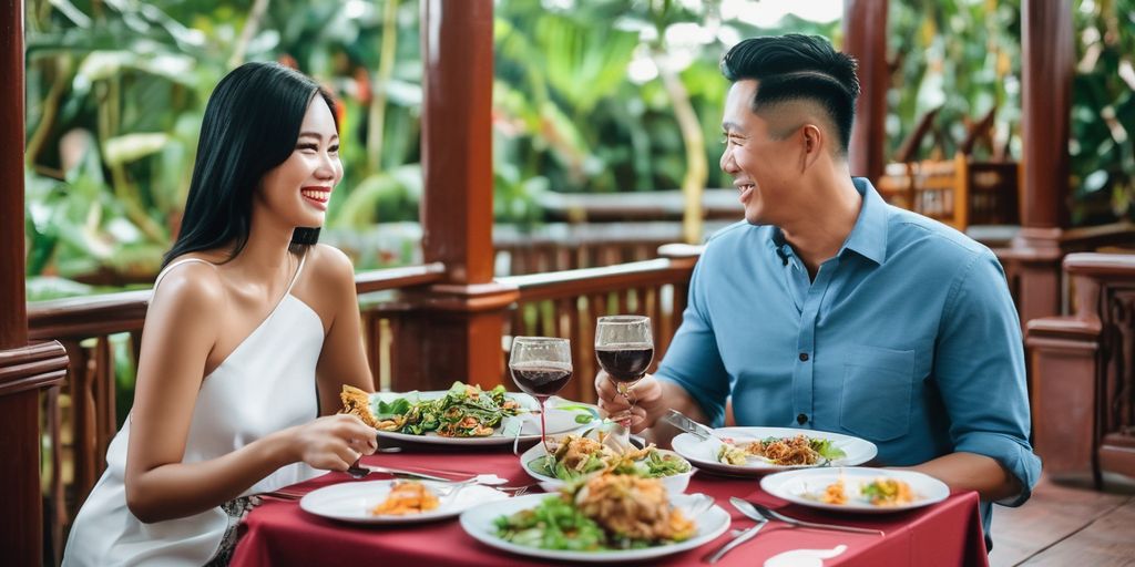 couple dining Philippines Malaysia